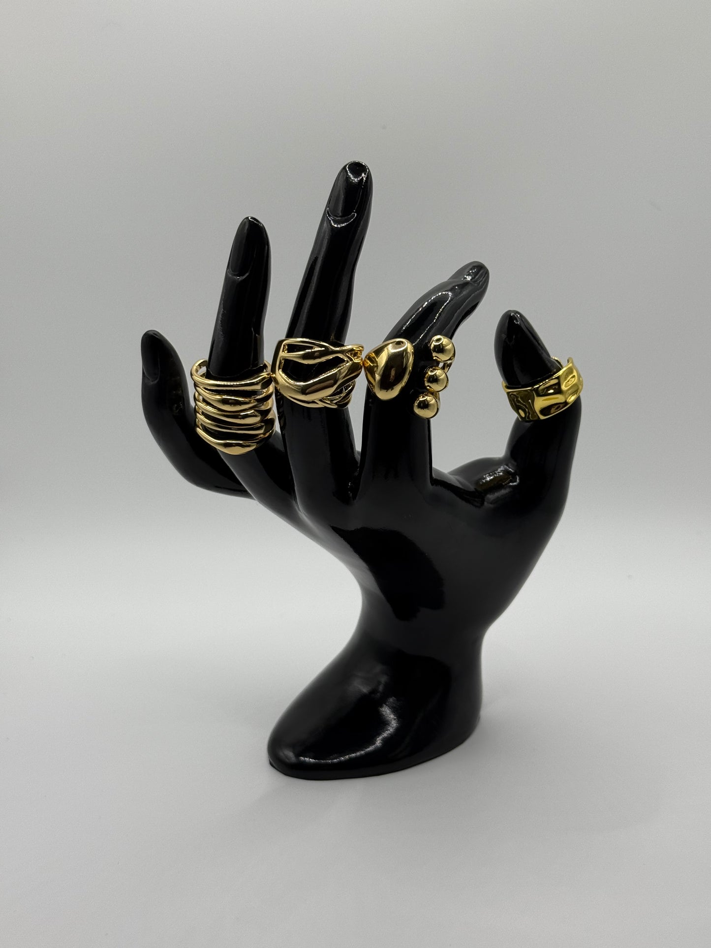 Gold Plated Open Rings
