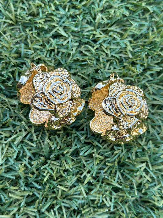 Floral Gold Knockers