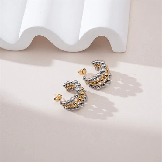 Minimalist Beaded Earrings